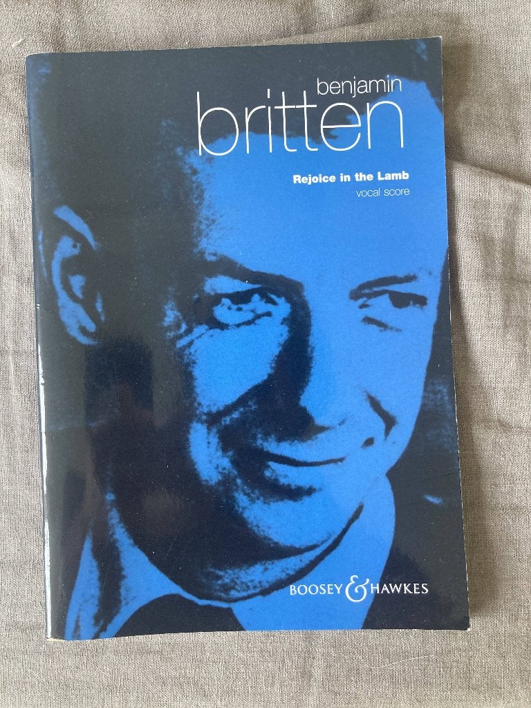 benjamin britten - rejoice in the lamb, Zang, Ophalen of Verzenden, Zo goed als nieuw, Artiest of Componist
