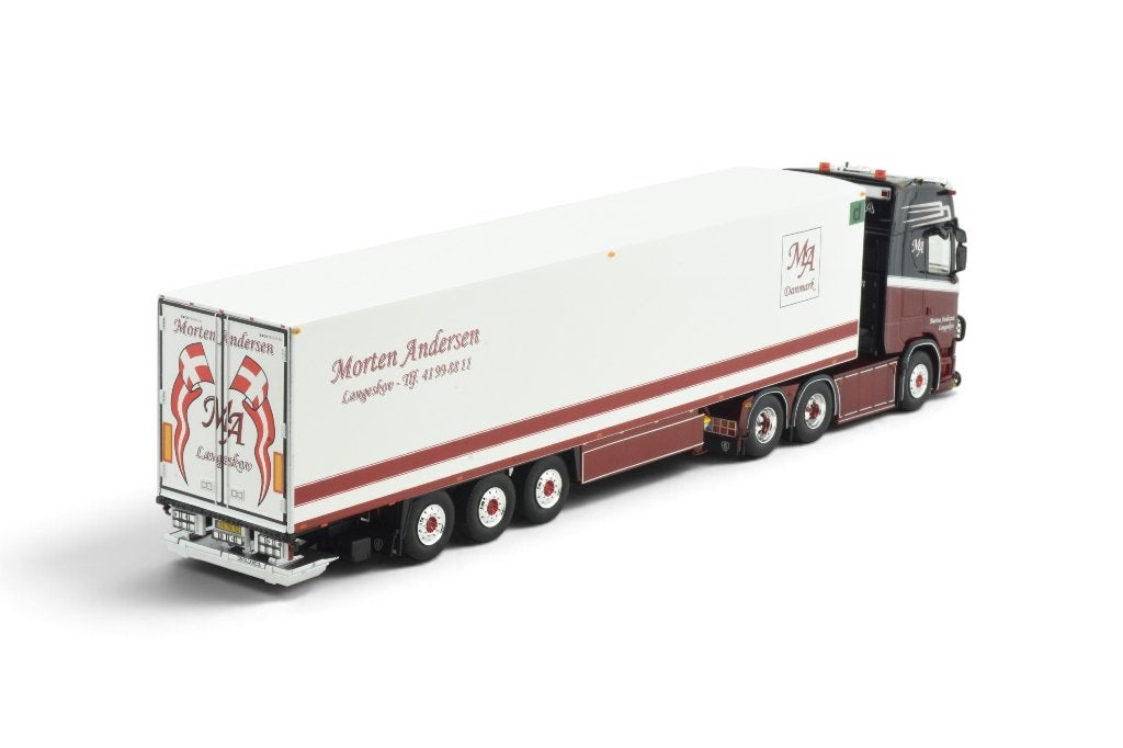 TEKNO SCANIA NEXT GEN KOELOPLEGGER MORTEN ANDERSEN, Hobby en Vrije tijd, Modelauto's | 1:50, Ophalen of Verzenden, Nieuw, Bus of Vrachtwagen