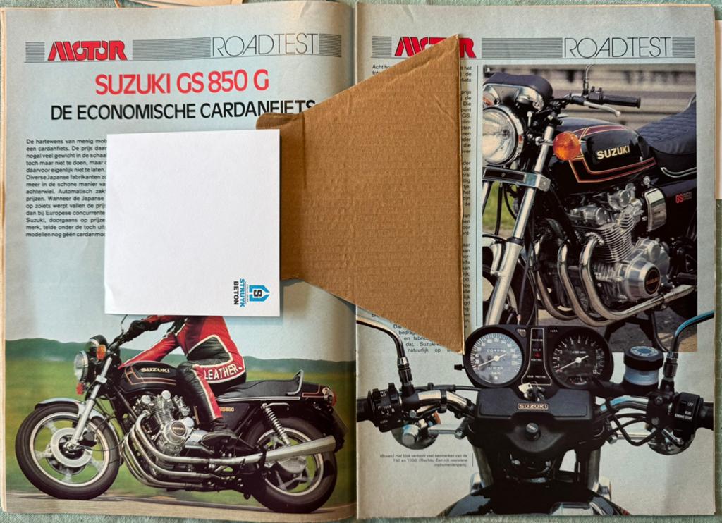 Test uit 1979 Suzuki GS850 G, Verzenden, Zo goed als nieuw, Motoren