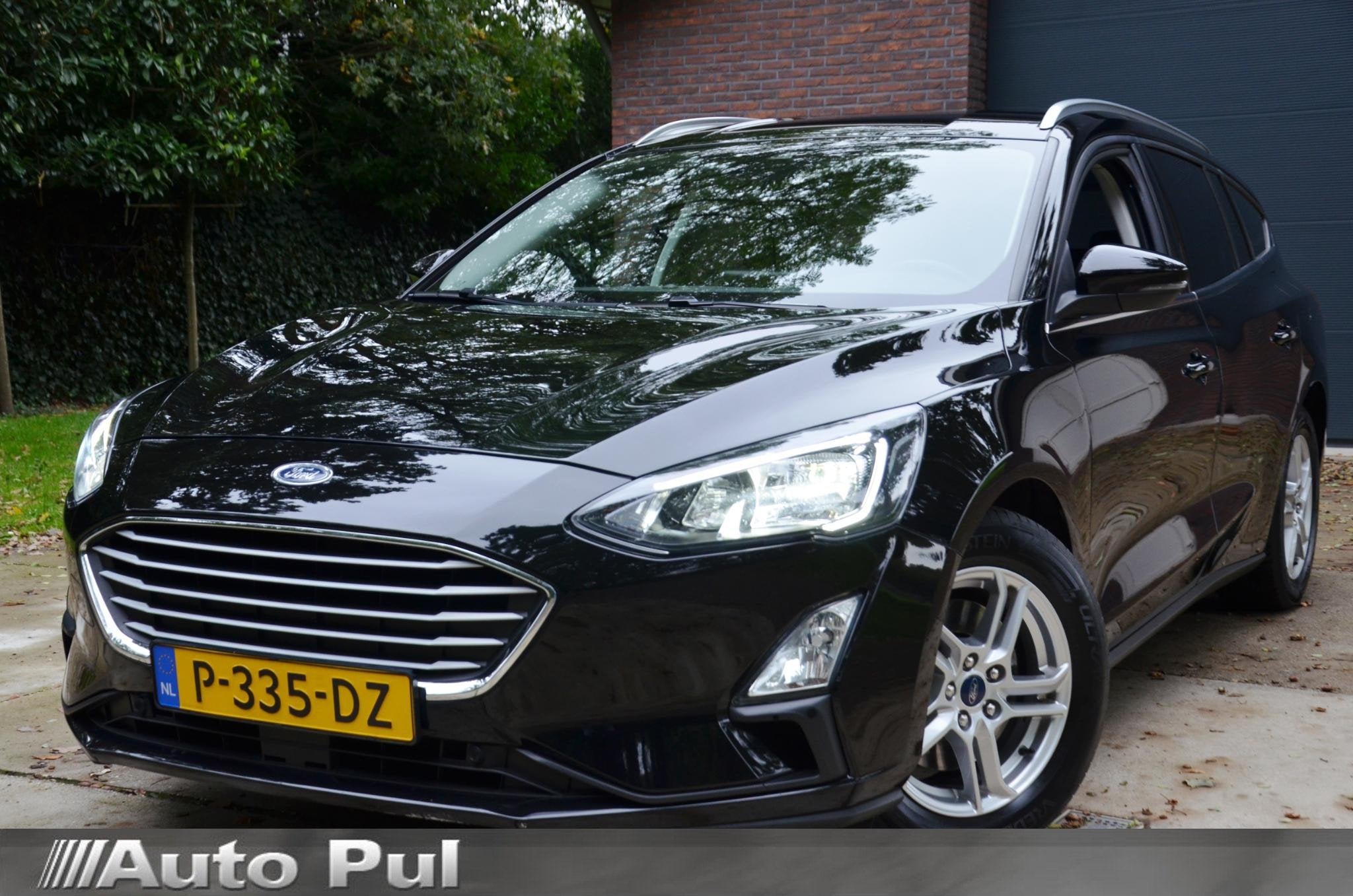 Ford Focus Wagon 1.0 EcoBoost Hybrid Trend Edition Business, Auto's, Gebruikt, Euro 6, Zwart, Origineel Nederlands