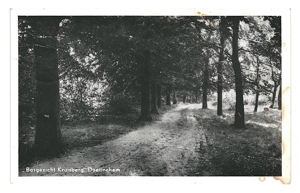 940484	Doetinchem	Kruisberg	1957	Gelopen met Postzegel, Verzamelen, Ophalen of Verzenden, 1940 tot 1960, Gelopen, Gelderland