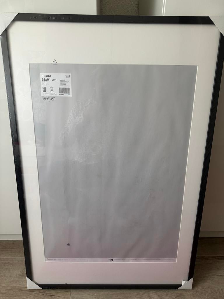 Nieuwe IKEA RIBBA Wissellijst 61x91 cm in verpakking, Huis en Inrichting, Woonaccessoires | Lijsten, Ophalen, Zo goed als nieuw