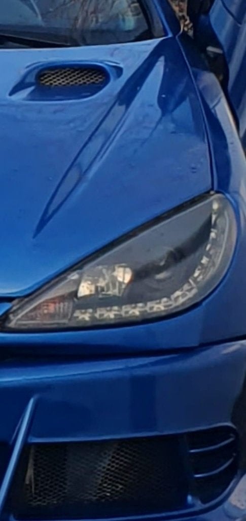 Peugeot 206 devil eyes donker, Ophalen of Verzenden