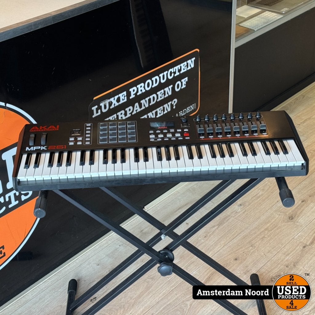 Akai Professional MPK261 Midi-Keyboard, Akai, Gebruikt, Support@akai.com, Akai Professional
200 Scenic View Drive
Suite 201
Cumberland, RI 02864
United States