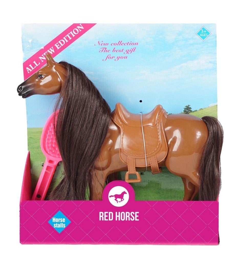 NIEUW Red Horse Paard Bruin 23 X 5 X 24 Cm, Ophalen of Verzenden, Nieuw, Dressuur, Bovenkleding