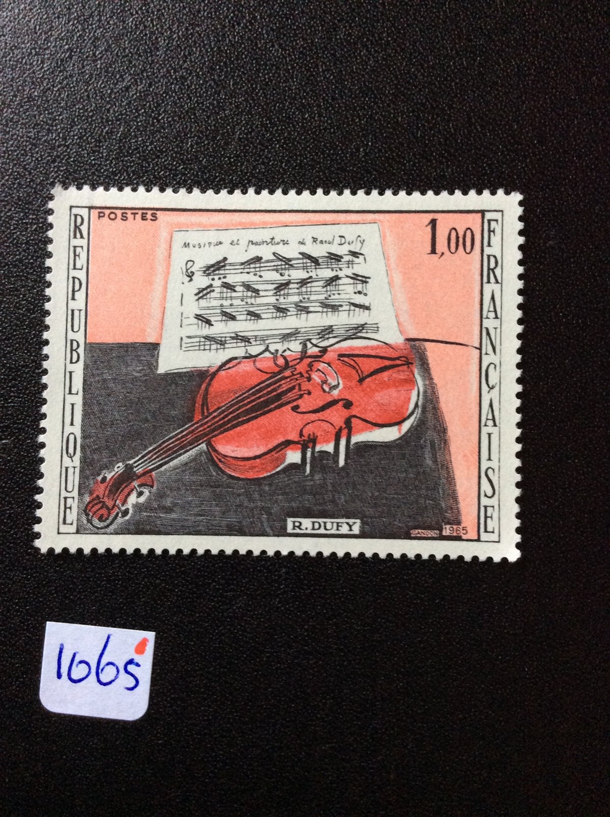 Frankrijk postzegel 1965 pfr Mi 1529, Ophalen of Verzenden, Postfris