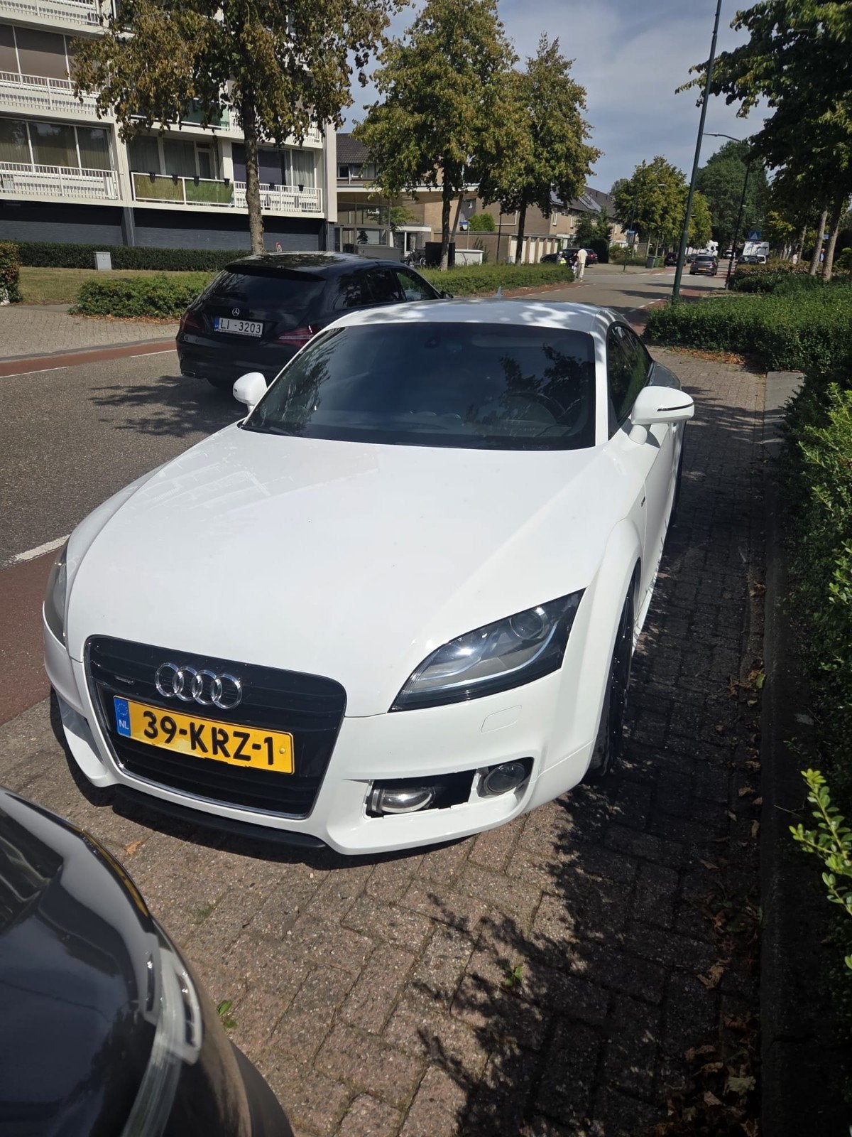 Unieke Audi TT 3.2 V6 S-Line Kompressor (411 PK ), Automaat, TT, Zwart, 3189 cc