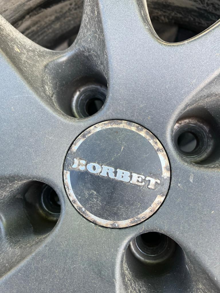 4 Borbet velgen met banden 175/50R15, Ophalen, Gebruikt
