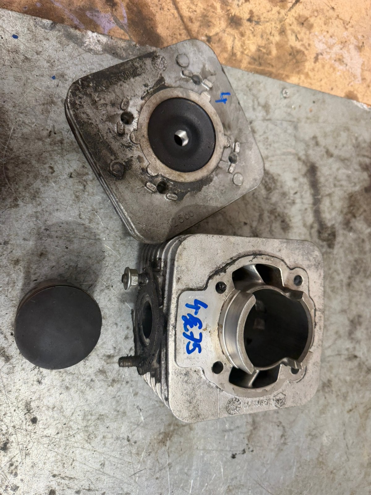 Piaggio skr AC cillinderkit 125cc, Ophalen of Verzenden