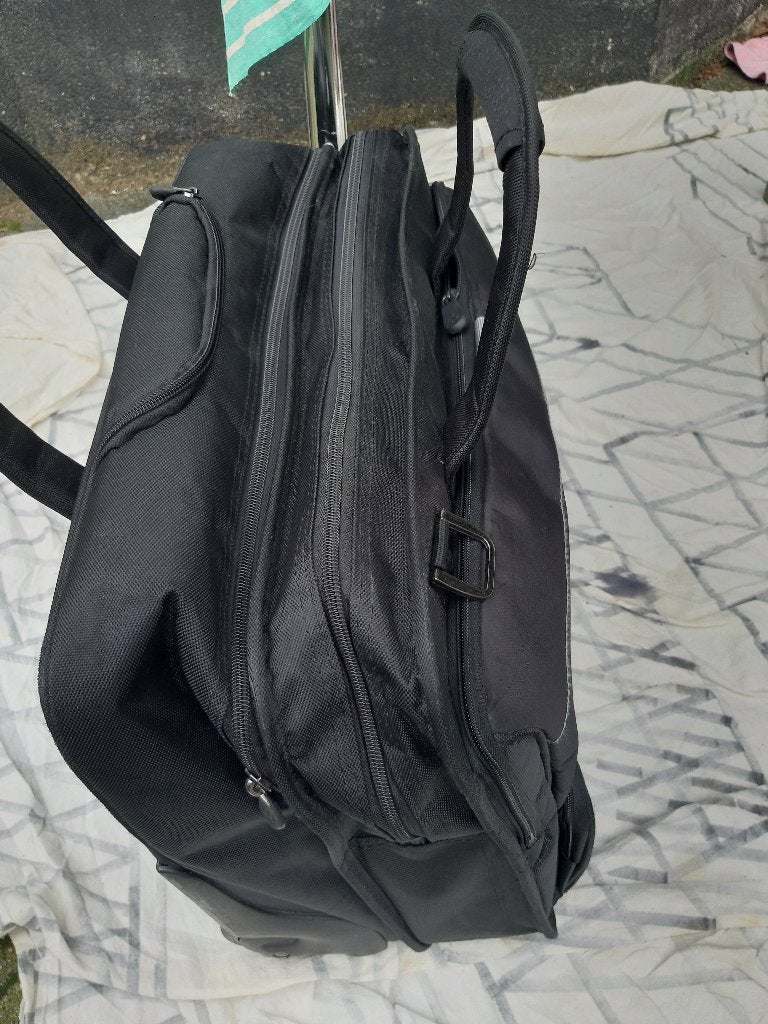 Executive Laptop trolly - 15-16 inch- Zwart, Ophalen, Wieltjes, Gebruikt, Minder dan 50 cm