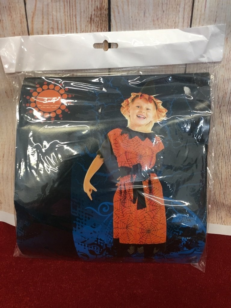 Halloween spinnenweb verkleedpak, meisje 3-4 jr. Nieuw! (VK)