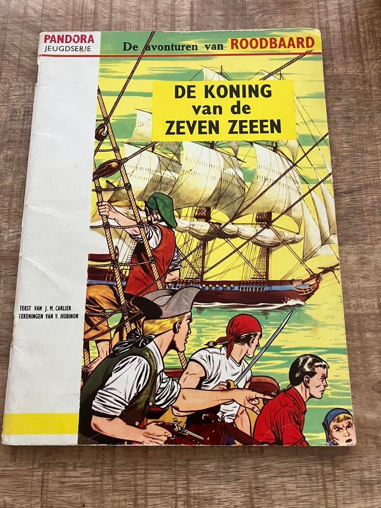 Stripboek ‘De koning van de zeven zeeen’ Roodbaard de Piraat, Boeken, Stripboeken, Eén stripboek, Ophalen of Verzenden, Gelezen