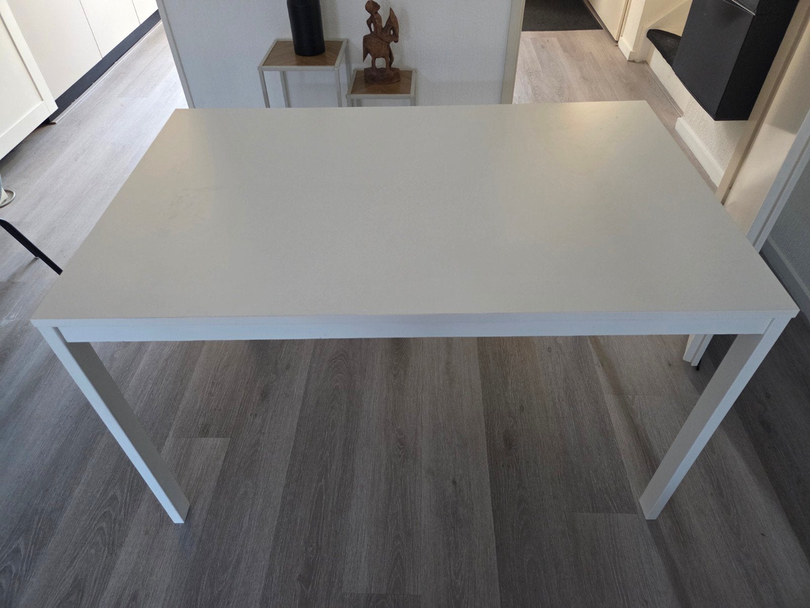 Uitschuifbare eettafel 120x75 cm (uitgeschoven 180 cm), Ophalen, Overige materialen, Gebruikt, 50 tot 100 cm