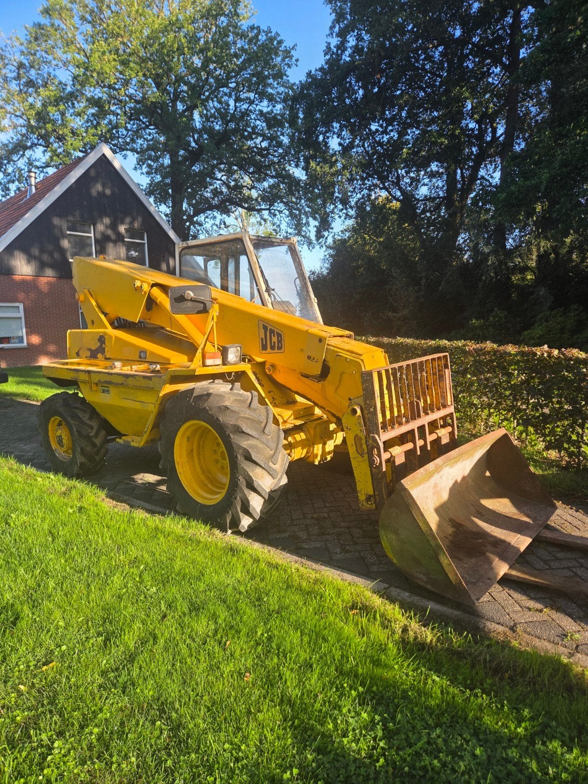JCB Verreiker 525-4 shovel loader wiellader export manitou, Ophalen of Verzenden, Wiellader of Shovel