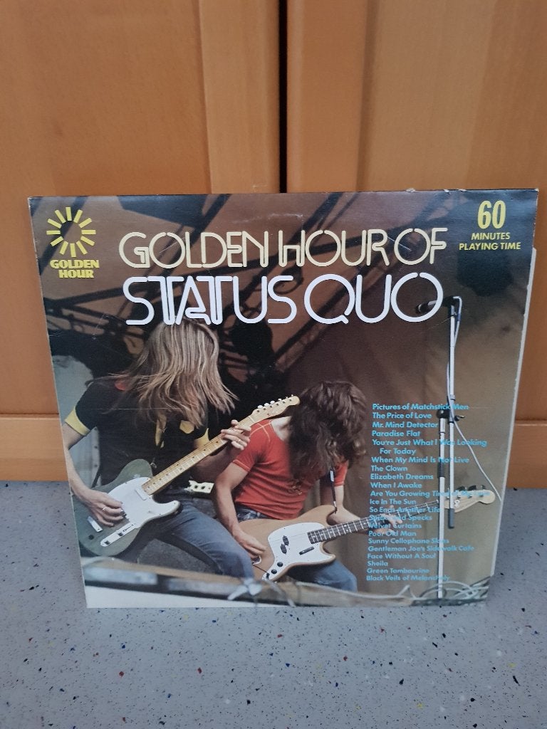 Status Quo Golden hour of Status Quo lp 1968/1969, Cd's en Dvd's, Vinyl | Rock, Ophalen of Verzenden, Gebruikt, 12 inch, Poprock