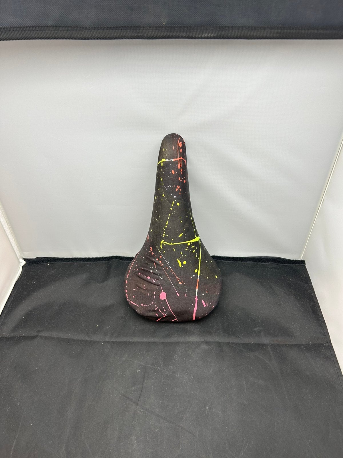 Vintage 1990 Selle San Marco zadel - Neon paint splatter, Ophalen of Verzenden, Zo goed als nieuw, BMX, Zadel