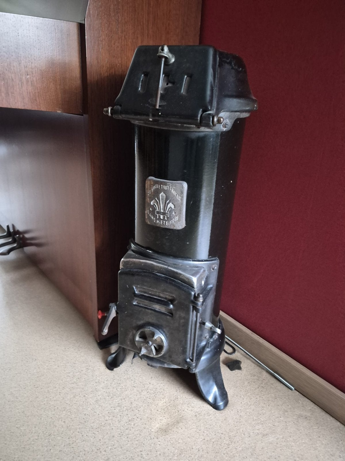 Salamander kachel uit periode 1900-1930, Huis en Inrichting, Ophalen, Gebruikt, Overige brandstoffen, Vrijstaand