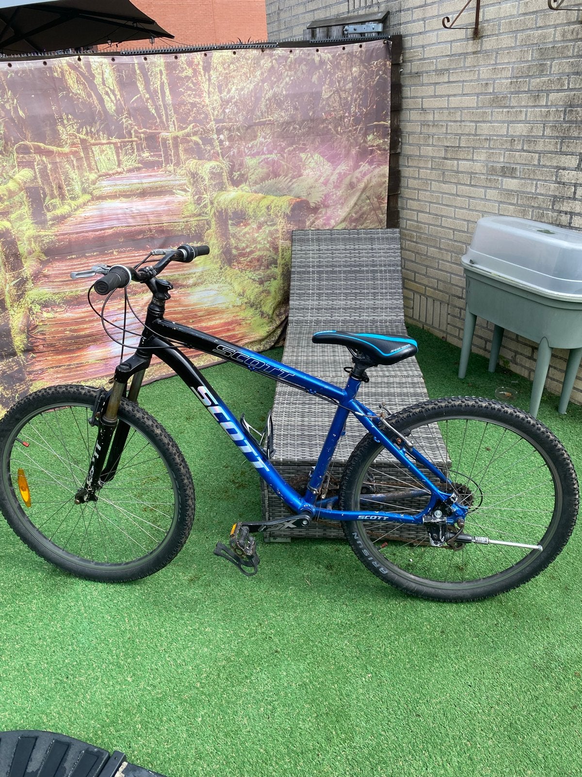 Scott Mountainbike Blauw/Zwart, Overige merken, Gebruikt, Hardtail, Velgrem