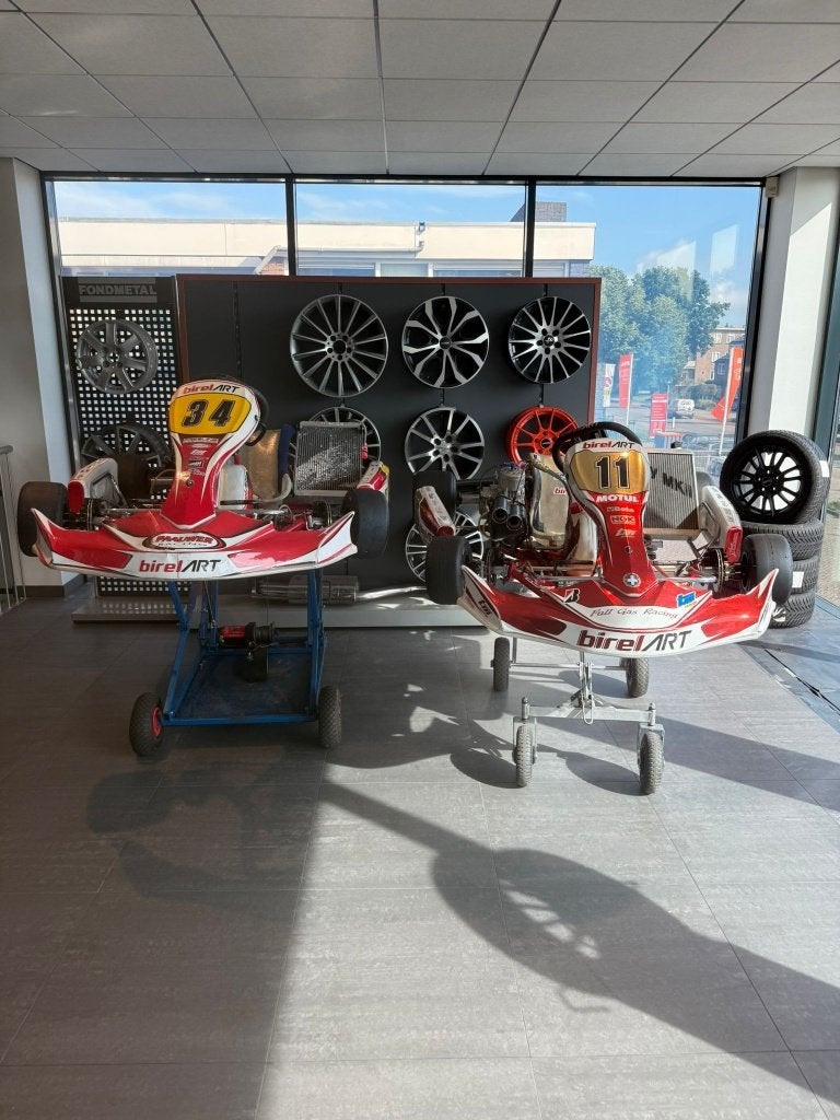 2x Birel 125 cc schakelkart, Sport en Fitness, Karting, Ophalen, Gebruikt, Kart