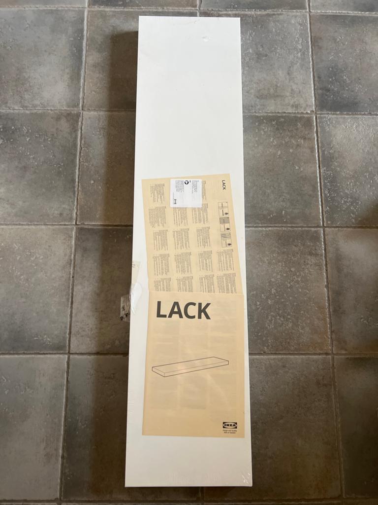 IKEA LACK wandplank wit - Nieuw in verpakking, Ophalen of Verzenden, Nieuw