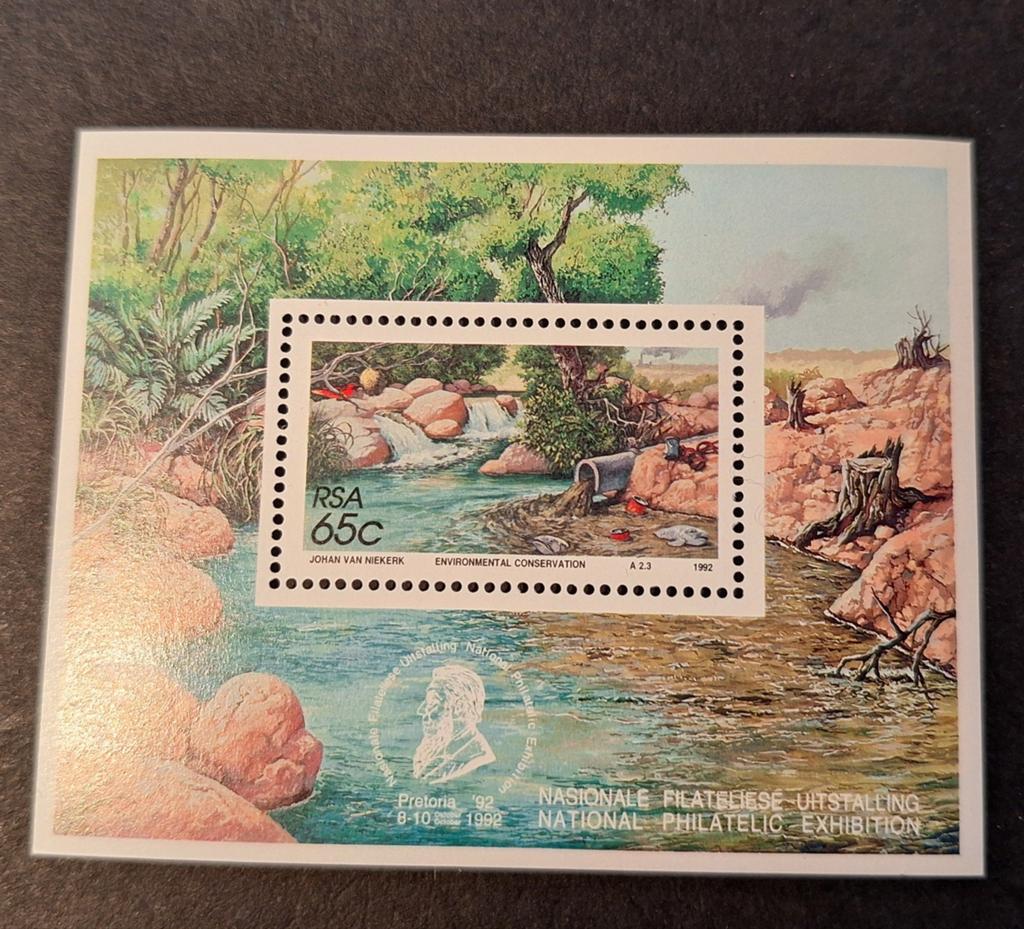 1992 ZUID-AFRIKA ** - blok milieu - postfris, Postzegels en Munten, Munten | Afrika, Ophalen of Verzenden, Zuid-Afrika