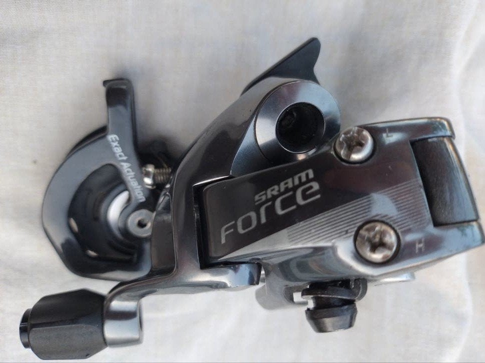 Sram force 22 achter derialeur, Fietsen en Brommers, Fietsonderdelen, Ophalen of Verzenden, Zo goed als nieuw, Sram Force, Aluminium