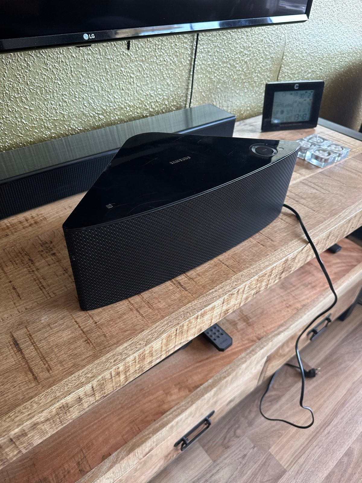 Samsung WAM750 draadloze speaker met WiFi en Bluetooth, Bluetooth, Ophalen of Verzenden, Gebruikt, Draagbare speaker