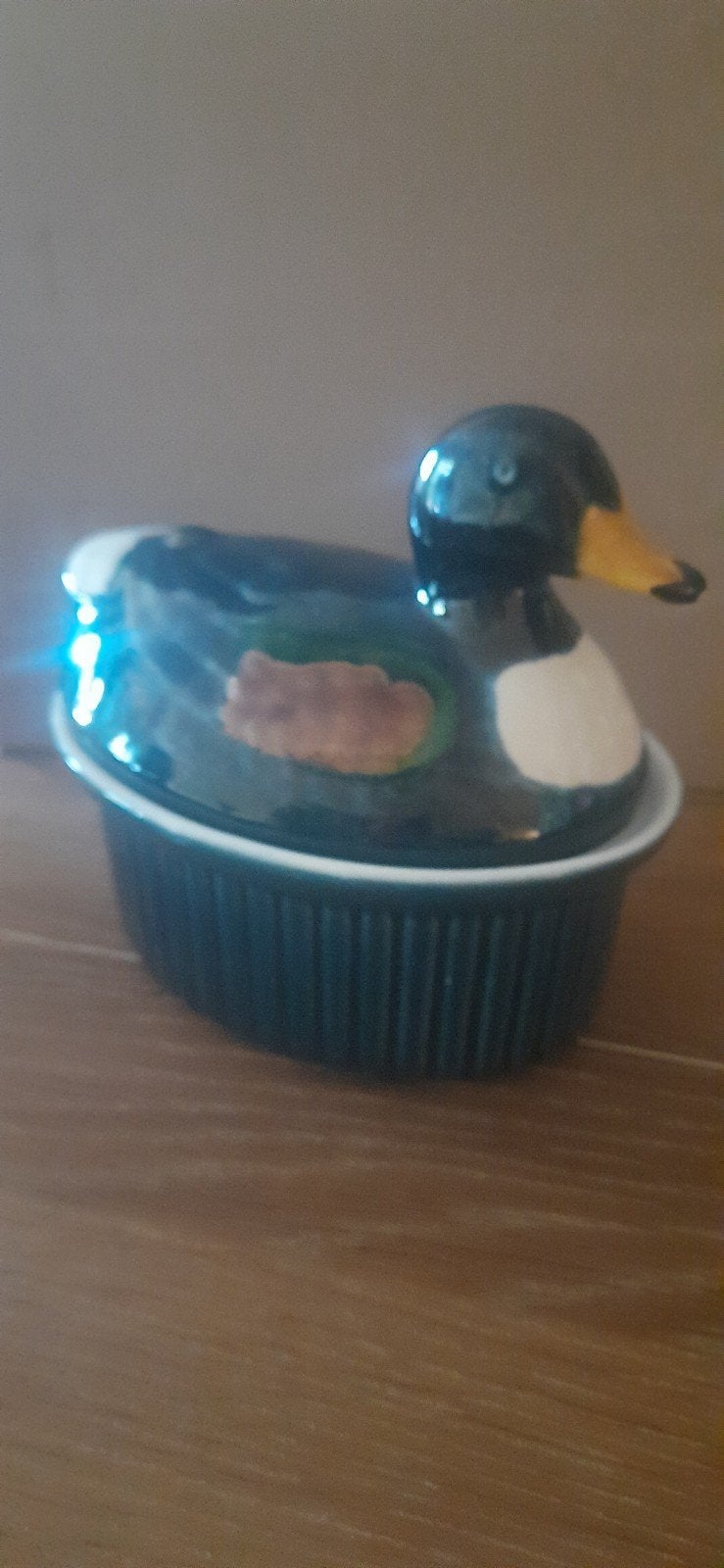 Decoratieve eend schaal met deksel, Ophalen of Verzenden