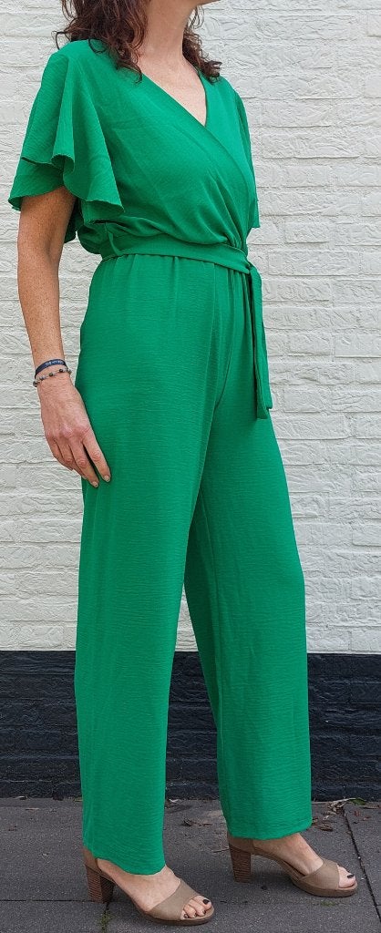 Groen jumpsuit, Kleding | Dames, Maat 42/44 (L), Ophalen of Verzenden, Zo goed als nieuw, Typical Jill