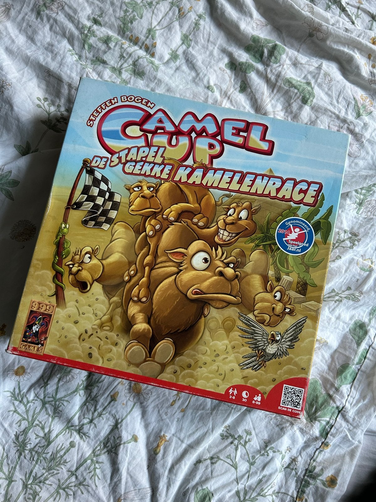 Spel Camel Up inclusief uitbreidingsmat, Drie of vier spelers, Ophalen of Verzenden, Zo goed als nieuw