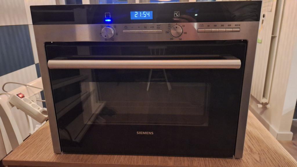 Siemens HB84K552N combi-oven - magnetron defect, oven werkt, Witgoed en Apparatuur, Ovens, Gebruikt, Inbouw, Combi-oven, Siemens