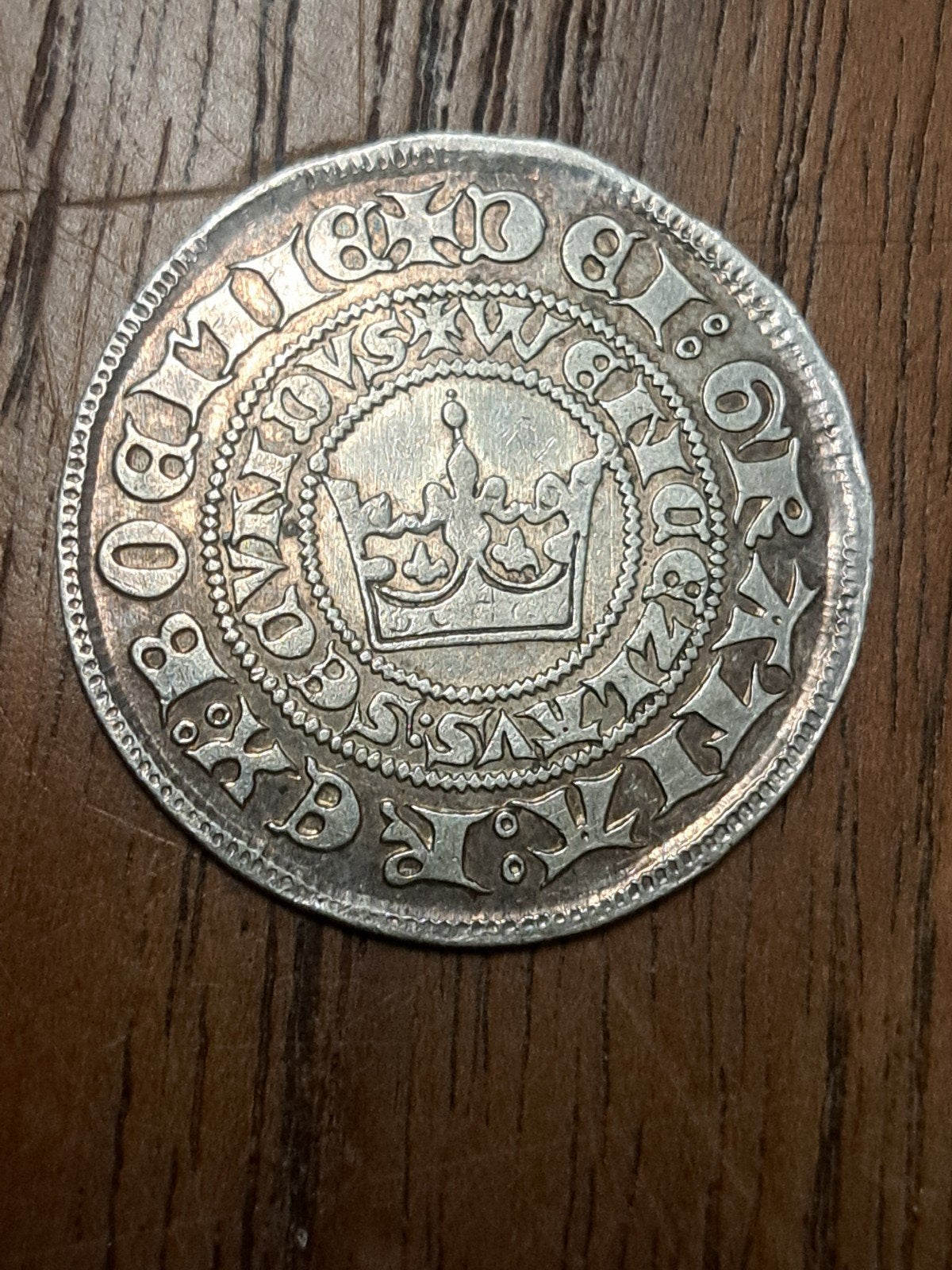 czechoslovakia penning 700 jaar mijnbouw 1949, Ophalen of Verzenden, Zilver, Buitenland
