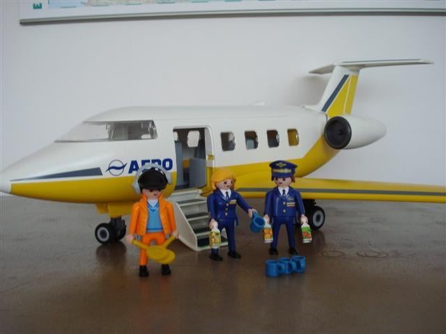 3185 Passagiersvliegtuig met grote laadruimte, Kinderen en Baby's, Speelgoed | Playmobil, Ophalen of Verzenden, Zo goed als nieuw