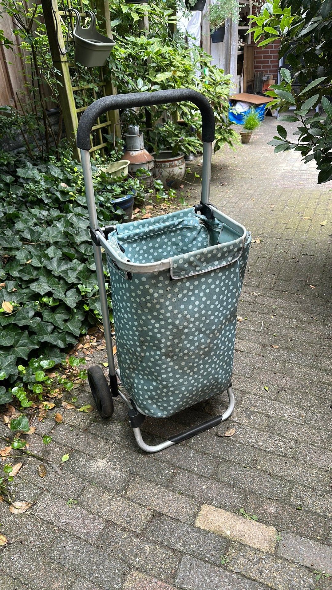 Boodschappen trolley, Ophalen, Gebruikt, Blauw, 30 cm of meer
