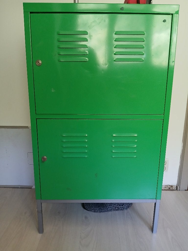 Lockerkast groen, Ophalen, Gebruikt, Industrieel