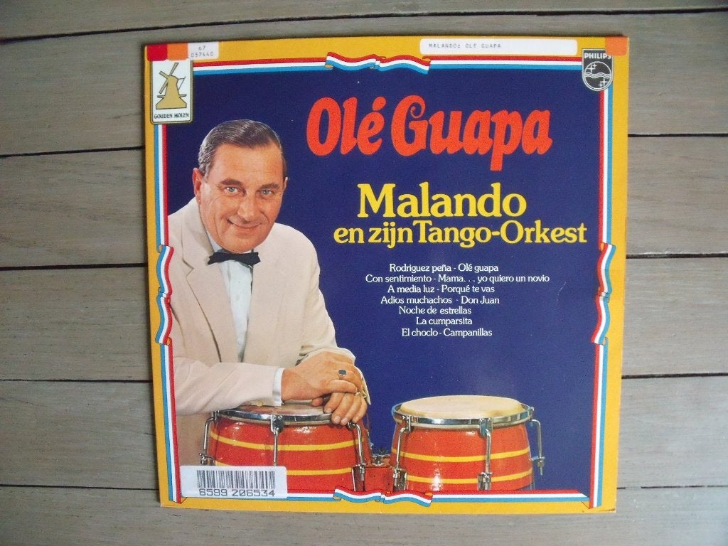 Malando en zijn Tango-Orkest - Olé Guapa, Cd's en Dvd's, LP, Ophalen of Verzenden, Zo goed als nieuw, 12 inch