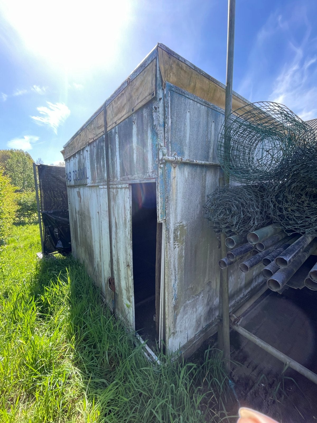 Aluminium containers - Schuilstal of opslagruimte
