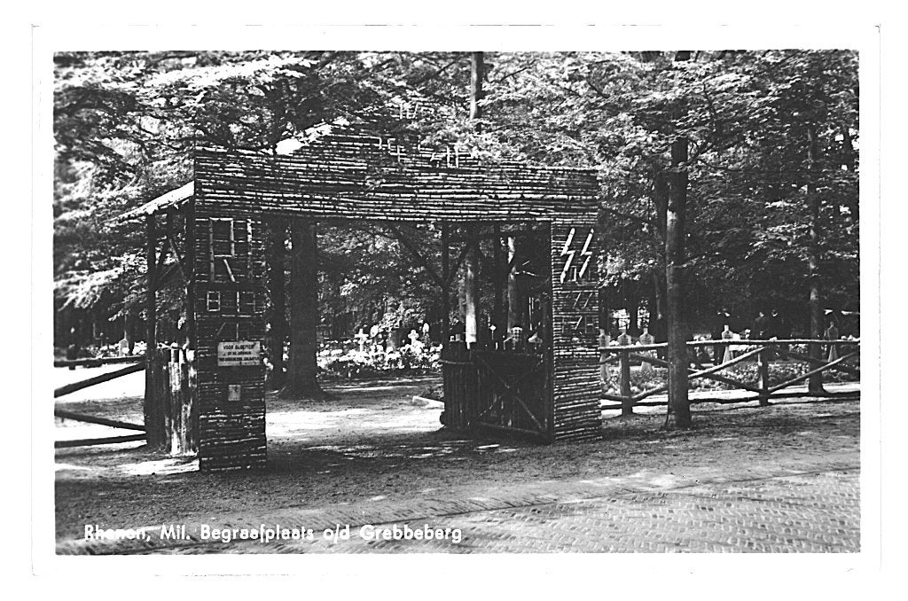 950078	Rhenen	Militaire begraafplaats Grebbeberg	Onbeschr, Ophalen of Verzenden, 1940 tot 1960, Ongelopen, Utrecht