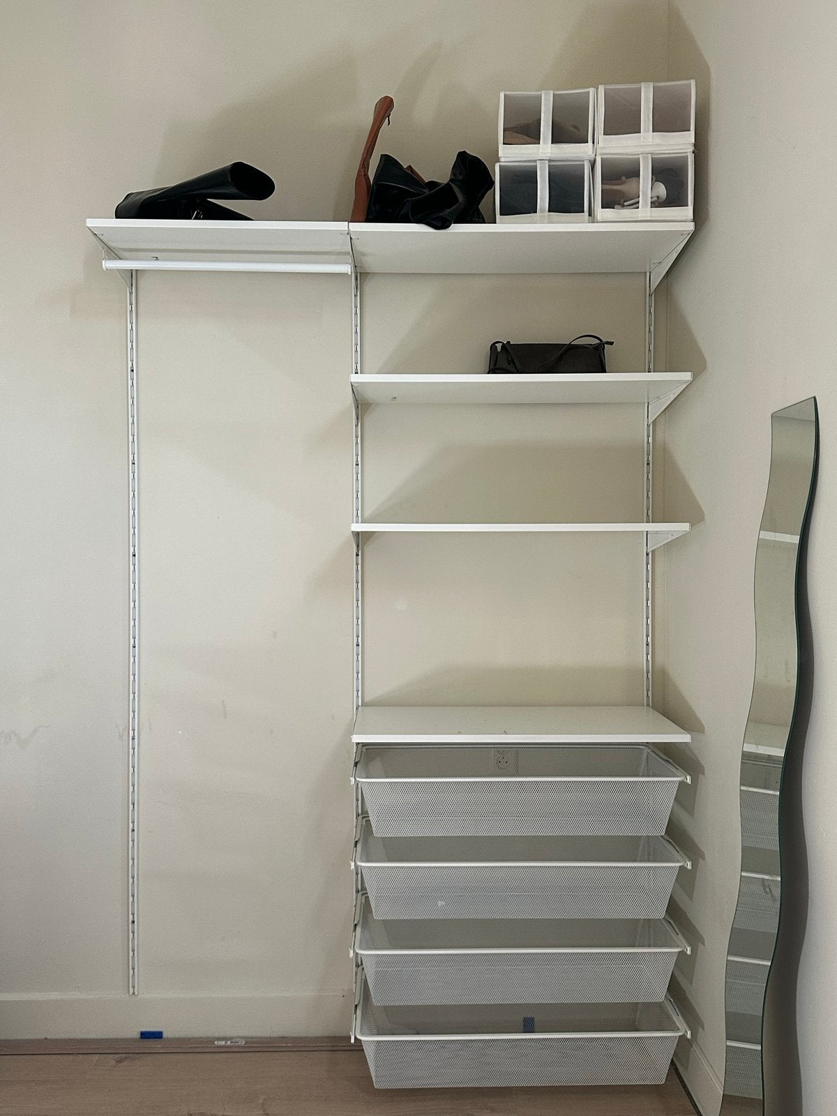 IKEA Boaxel kledingkast, Ophalen, Met plank(en), 100 tot 150 cm, 200 cm of meer