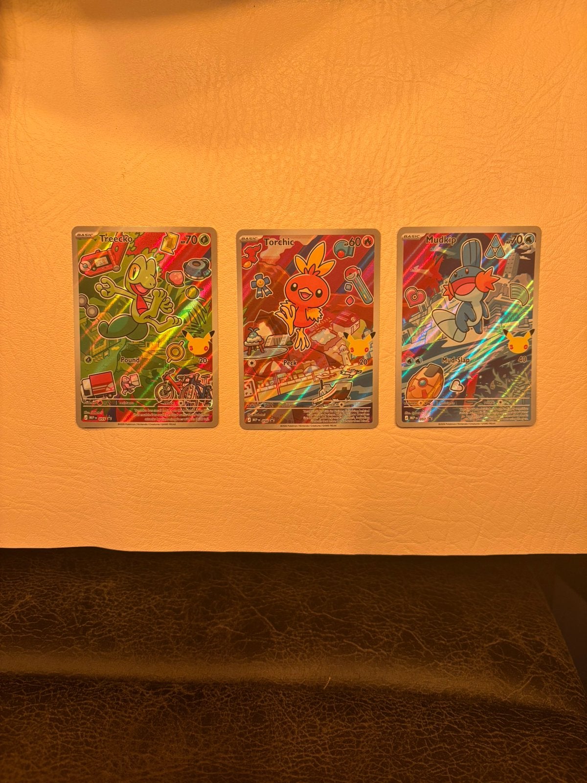 Pokemon First Partner 3 Gen 3 Treecko / Torchic / Mudkip, Ophalen of Verzenden, Nieuw, Meerdere kaarten