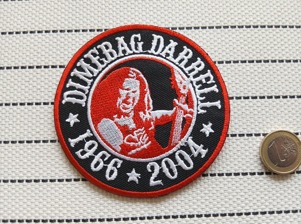 Pantera zeer mooie Dimebag Darrell patch p21 metal, Ophalen of Verzenden, Nieuw, Kleding