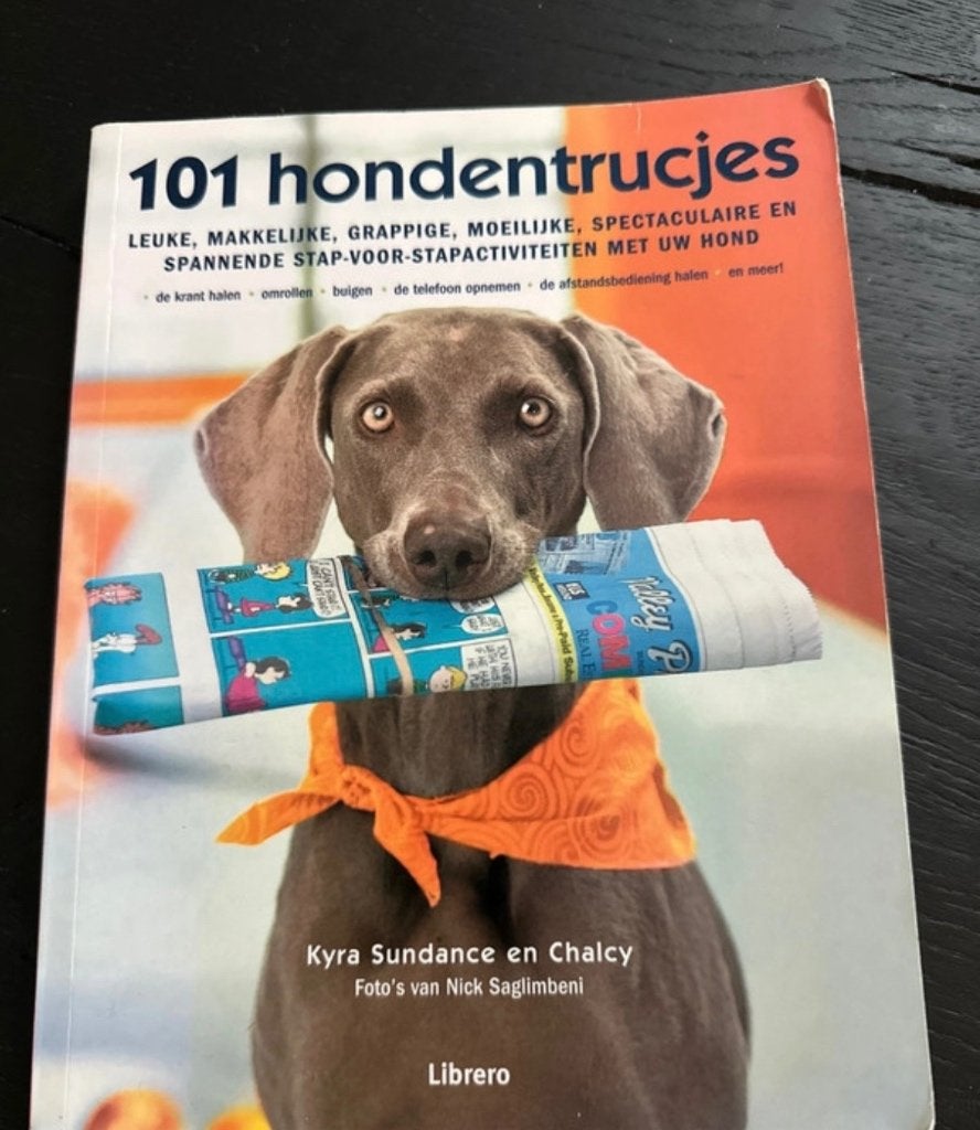 101 Hondentrucjes - Leer je hond leuke kunstjes!, Ophalen of Verzenden, Zo goed als nieuw, Kyra Sundance en Chalcy, Honden