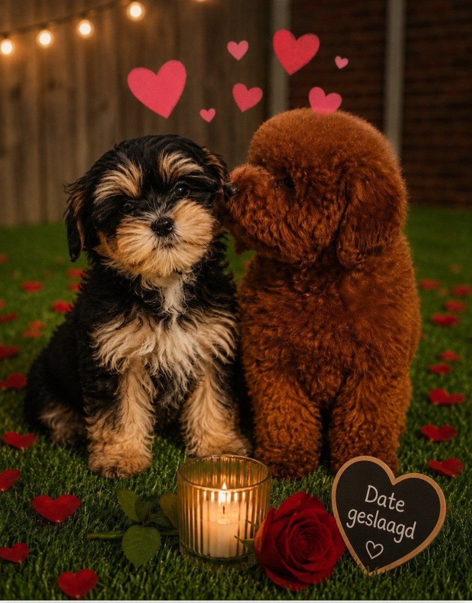 ️ 💙💙 YORKIPOO REUTJES 💙💙, Dieren en Toebehoren, Overige rassen, 8 tot 15 weken, CDV (hondenziekte), Meerdere