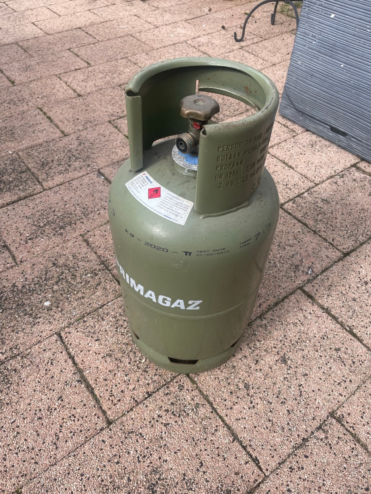 Primagaz gasfles - 2020 model, Ophalen of Verzenden, Gebruikt