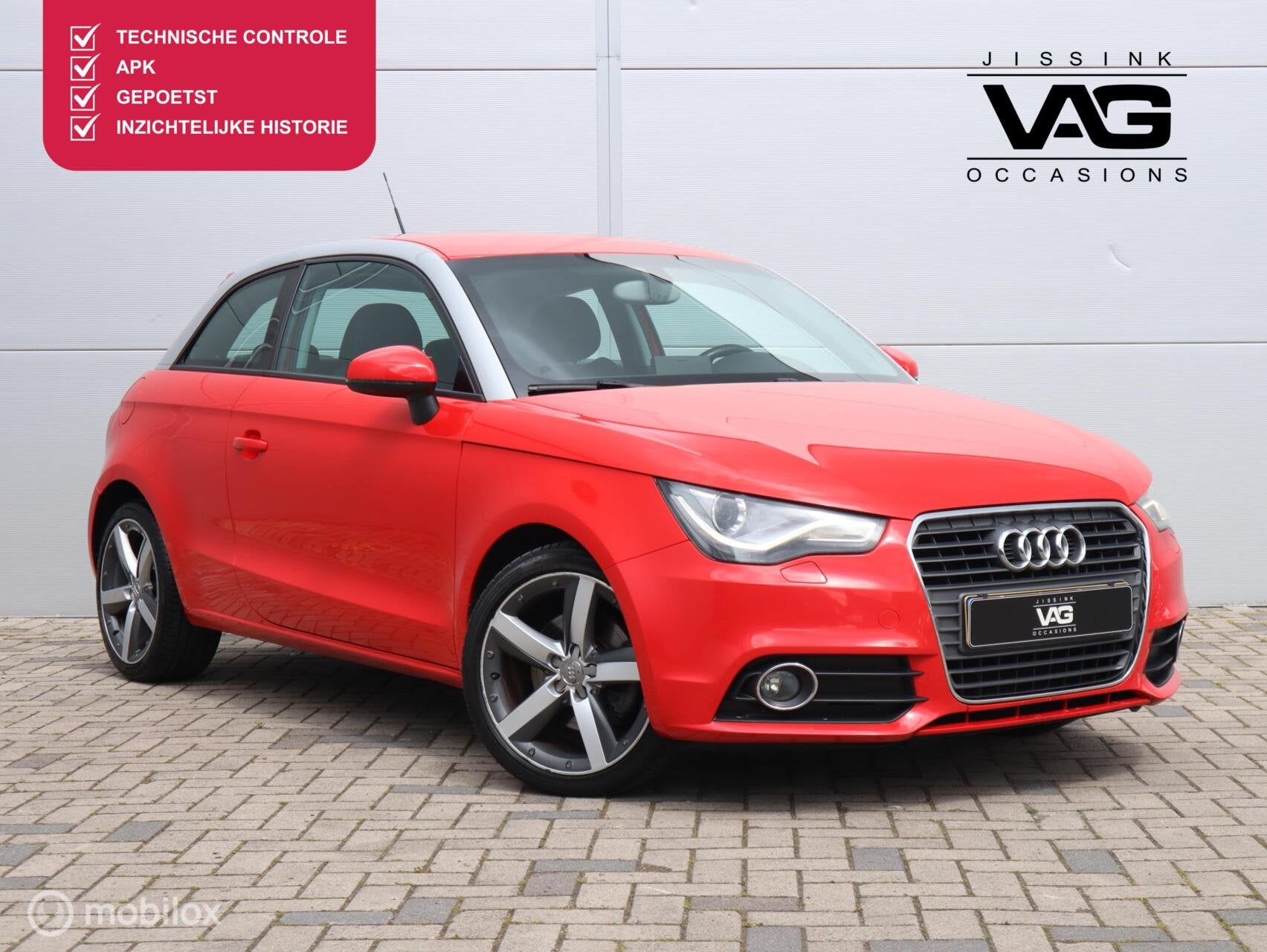 Audi A1 1.4 TFSI Automaat Clima Xenon Cruise Keyless Navi, Auto's, Euro 5, Stof, Zwart, 4 cilinders