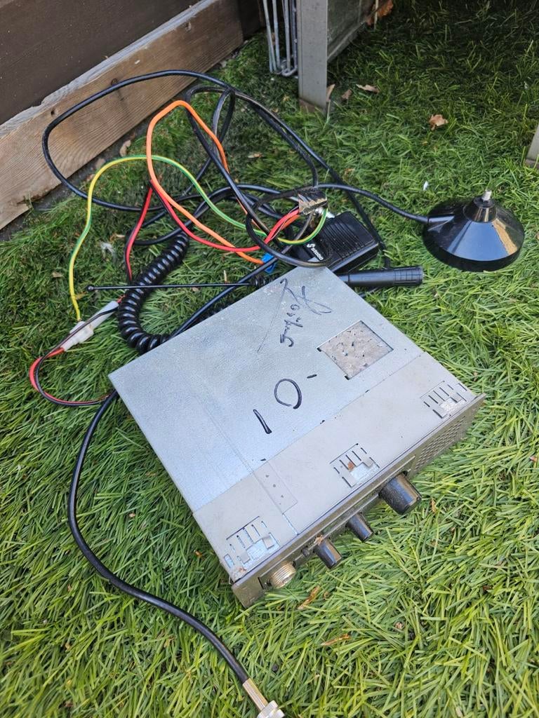 Stabo XM 3001 CB-radio met microfoon en antenne, Ophalen of Verzenden, Gebruikt, Zender en Ontvanger