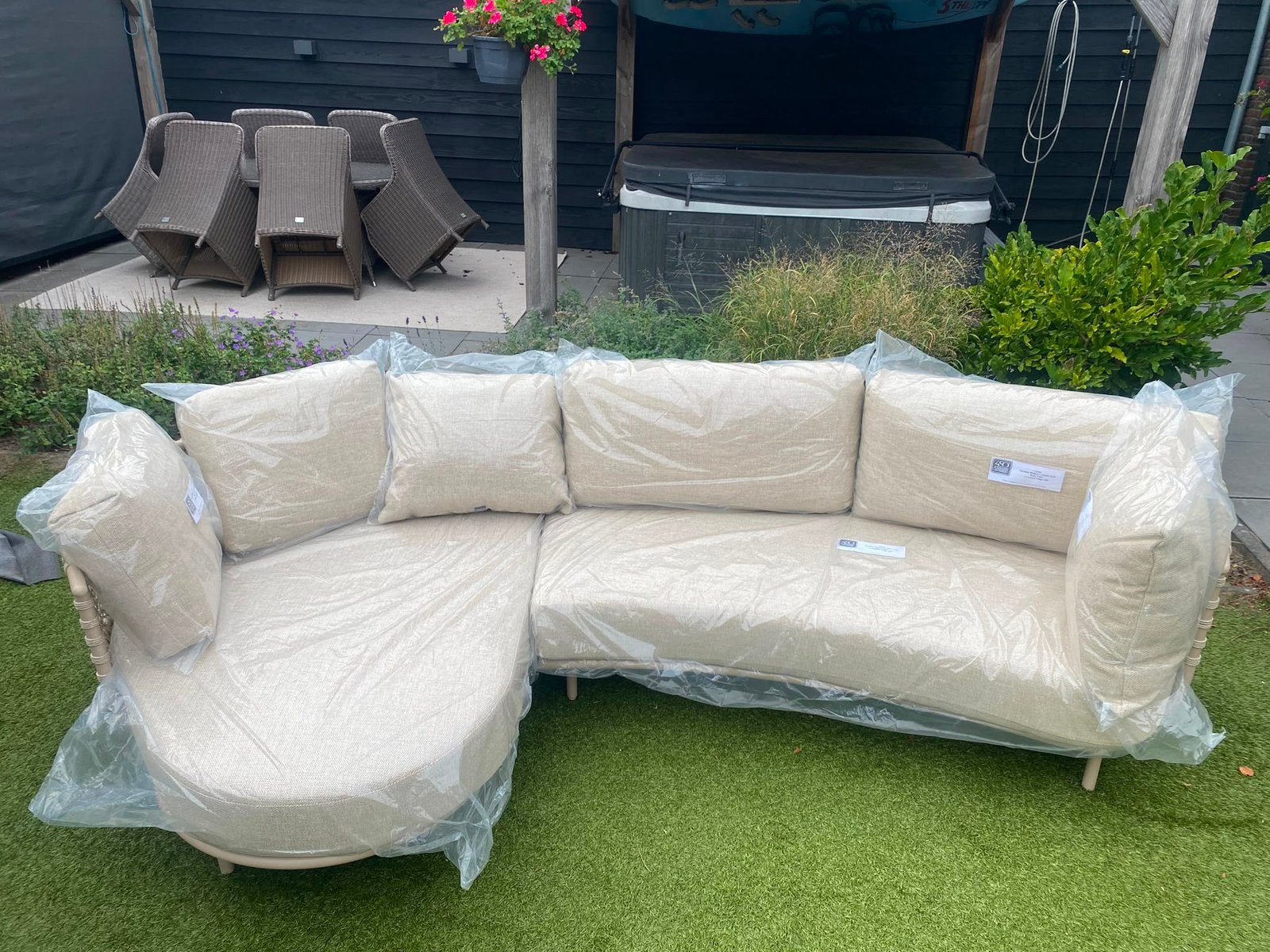 Nieuw! 4SO loungebank Sardinia Latte, Huis en Inrichting, Ophalen, Nieuw