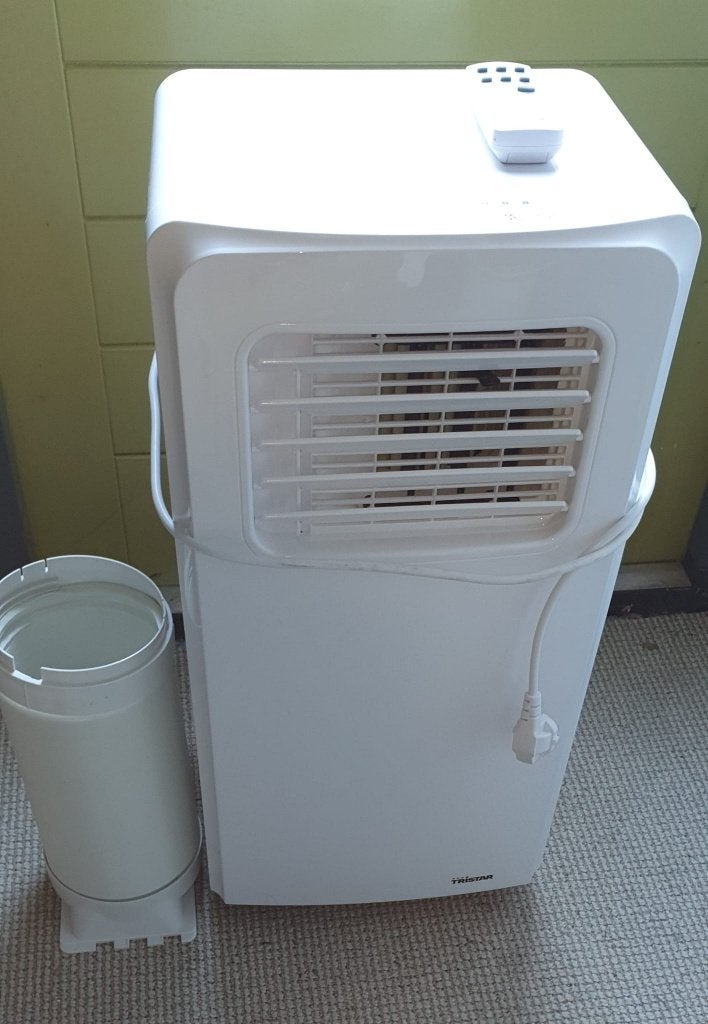Mobiele airco 7000btu.Tristar, Ophalen, Minder dan 60 m³, Timer, 3 snelheden of meer