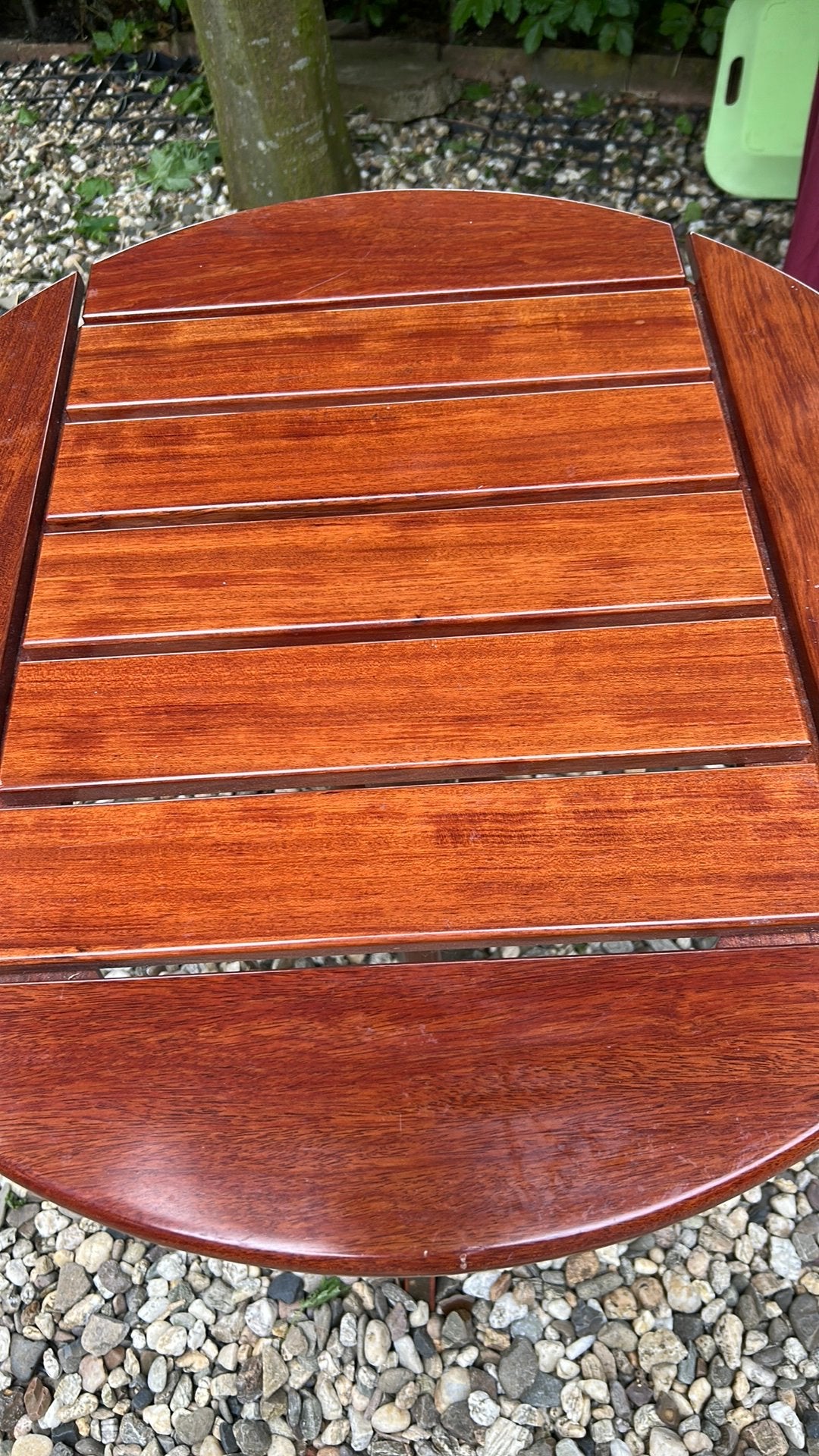 Stevig houten tafeltje., Ophalen of Verzenden