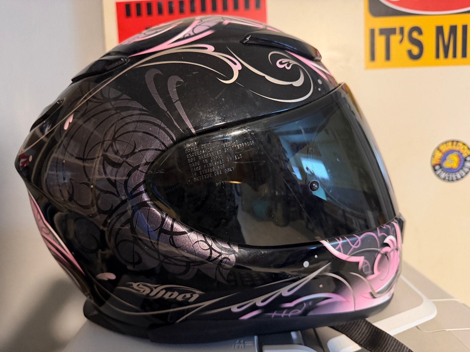 Shoei Xr1100 meisjes helm - Z.G.A.N. - Maat XXS, Motoren, XXS, Ophalen of Verzenden, Integraalhelm, Shoei